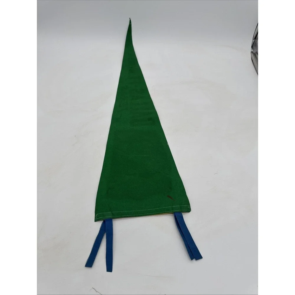 Vintage Felt Dallas Ft Worth, Texas Pennant Flag 26.5